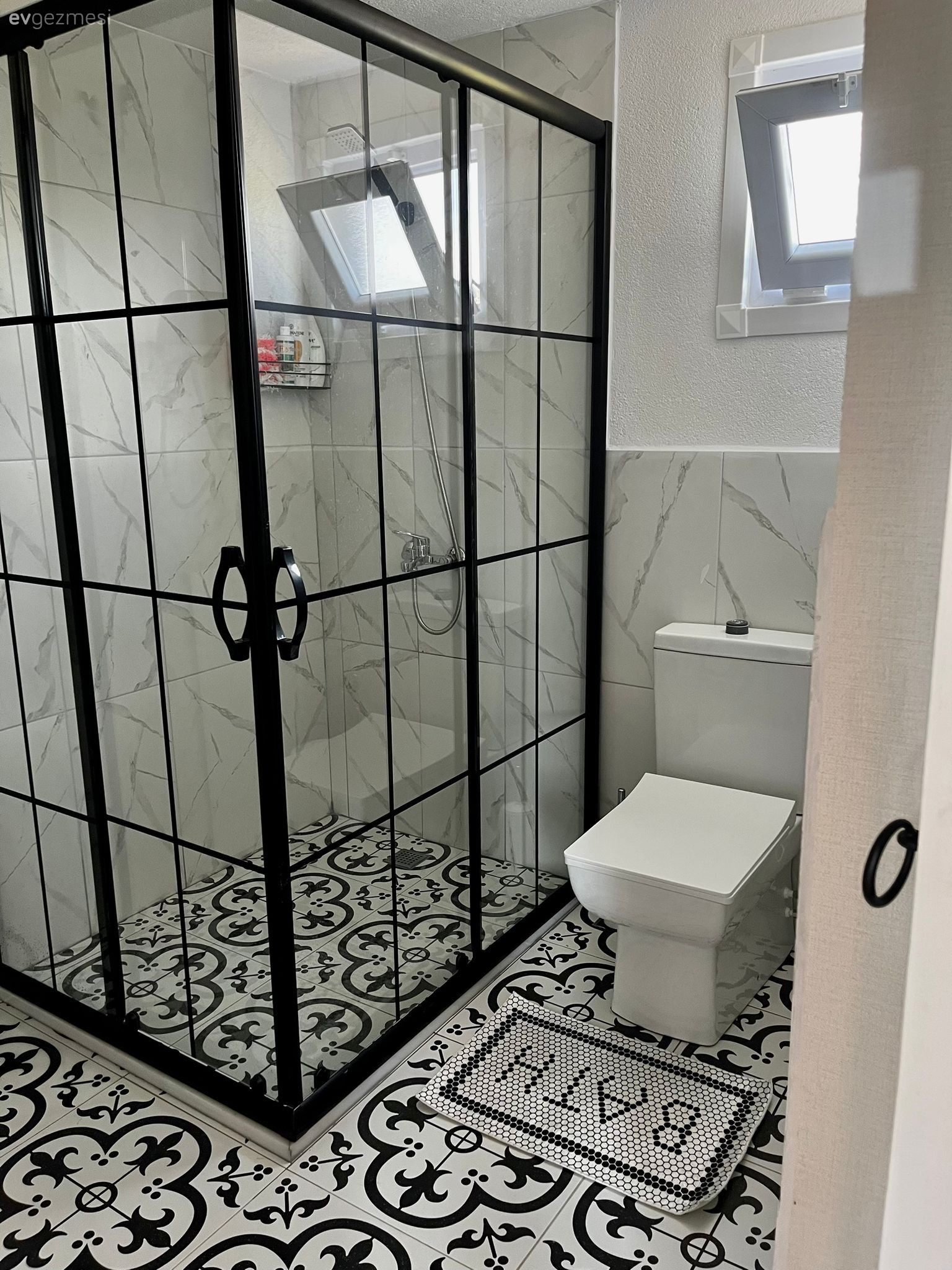 Duşakabin, Banyo, Beyaz, Siyah, Banyo seramikleri