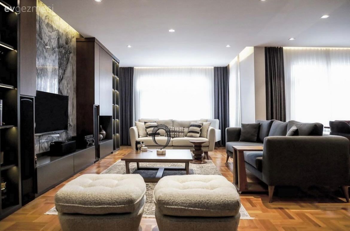 Bu İstanbul Evinde Özel Tasarımlar Ahşapla Sıcaklık Kazanmış!