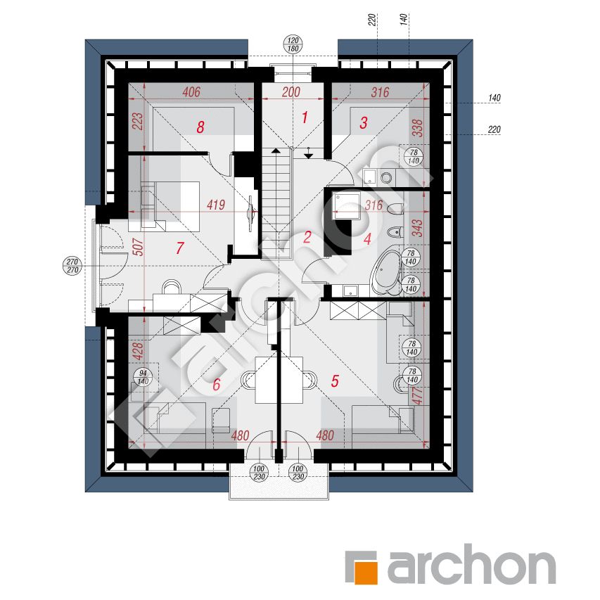 Müstakil Ev Modelleri: 150 M2 Balkonlu Dubleks Müstakil Ev!