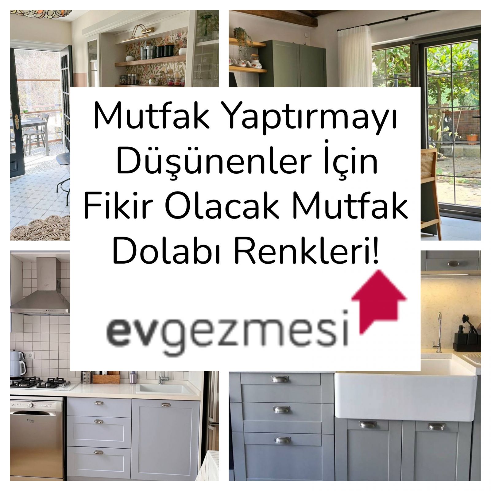 Mutfak Yaptırmayı Düşünenler İçin Fikir Olacak Mutfak Dolabı Renkleri!