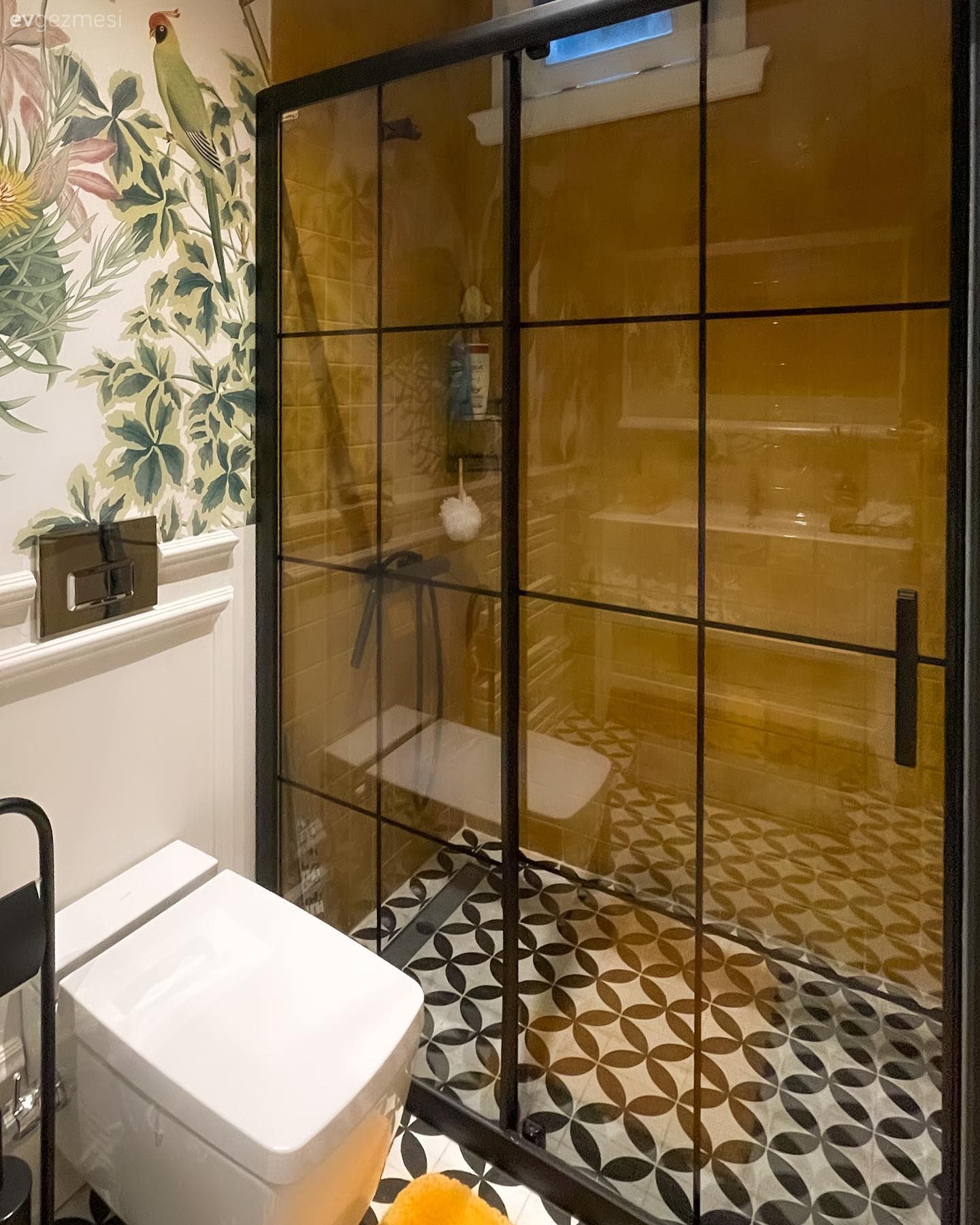 Çizginin Dışında Durmayı Seven Bu Banyoda Her Detay Kendine Has!