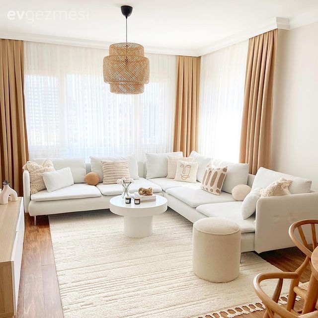 Açık Renkler, Ahşap ve Konfor: İstanbul'dan İskandinav Ruhlu Bir Ev