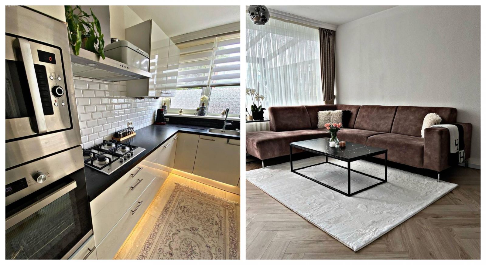 Bu Modern Evde Konfor ve Uyum Çizgisi Baskın Tutulmuş