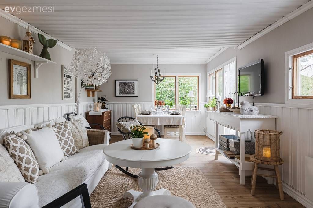 Prefabrik Ev Modelleri: 57 M2'lik U- Tipi Prefabrik Evin İçi ve Planı