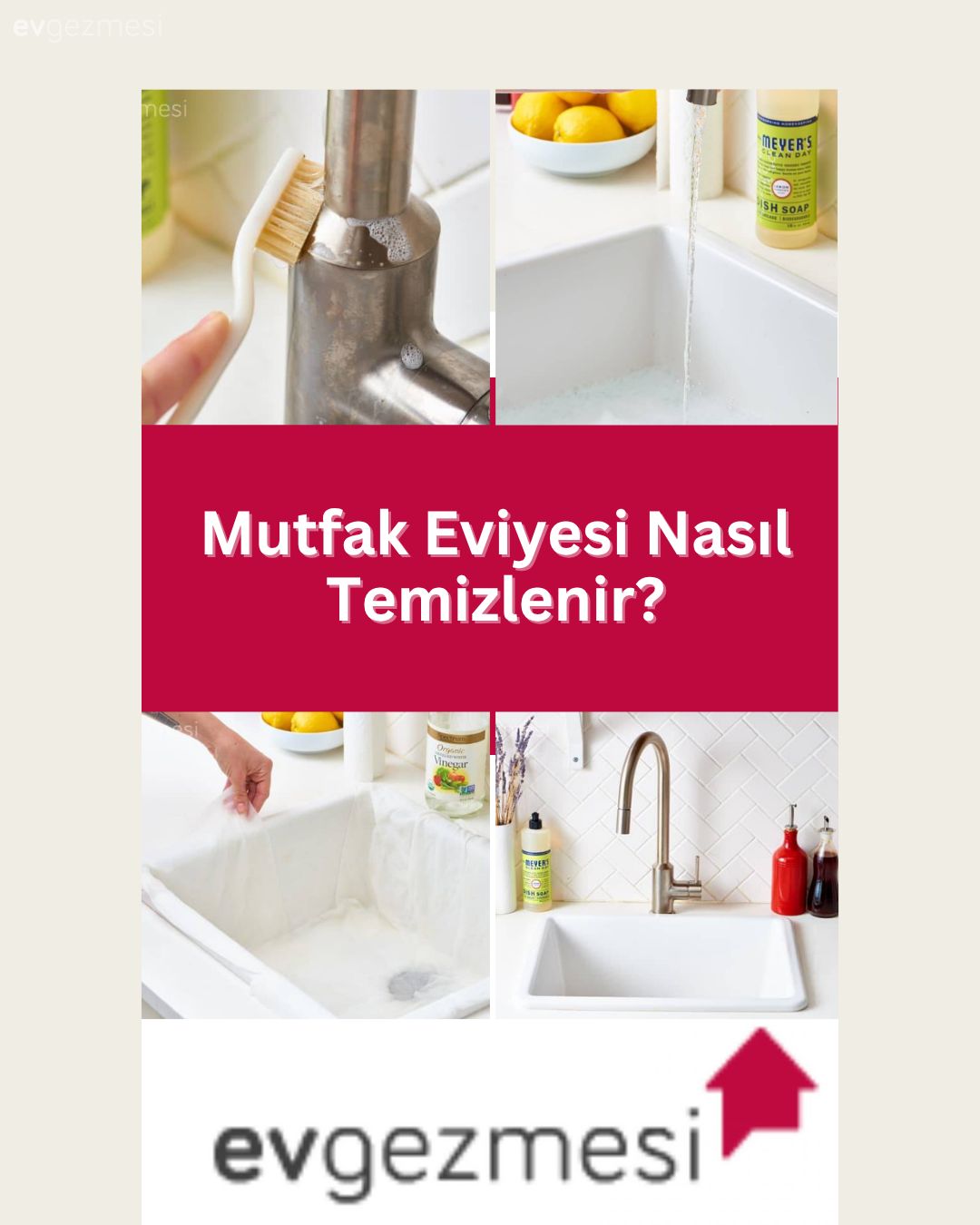 Mutfak Eviyesi Nasıl Temizlenir?