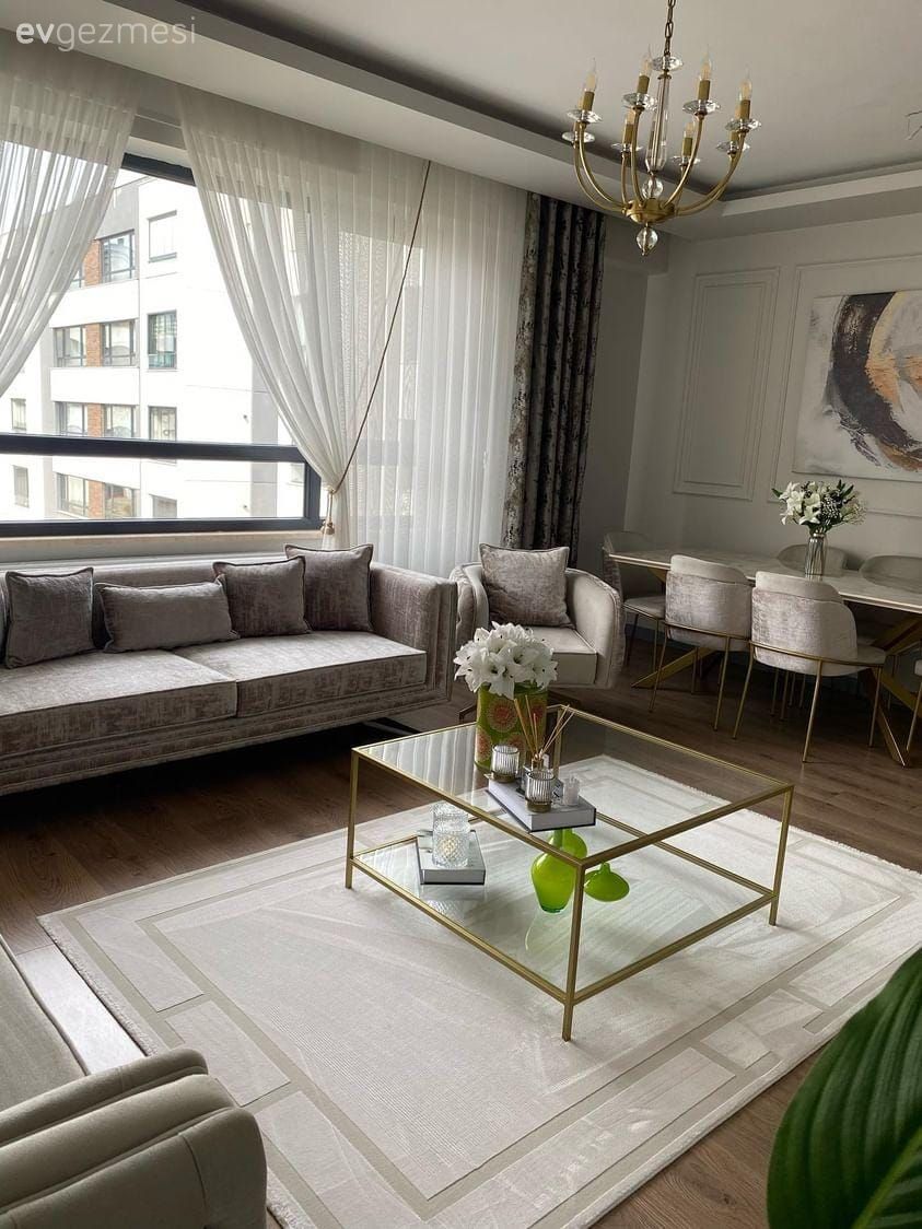 Bu Eskişehir Evinde Modern Stilin Işıltı İhtiyacı Art Deko İle Karşılanmış!