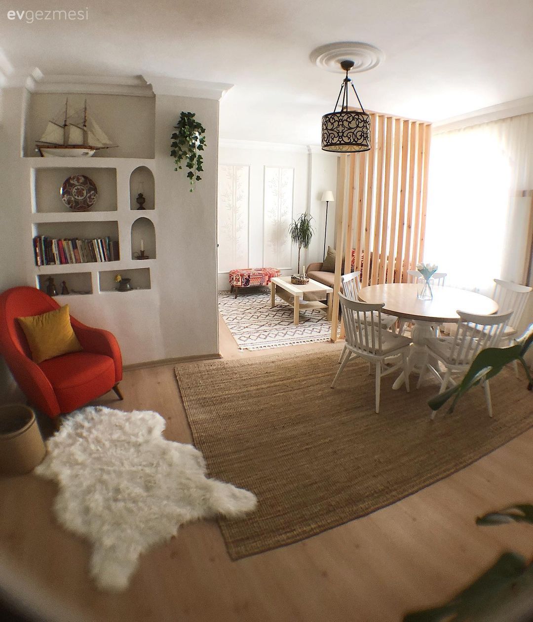 İskandinav Ruhlu Bu Dekorda  Ev Sahibinin Dokunmadığı Köşe Yok!