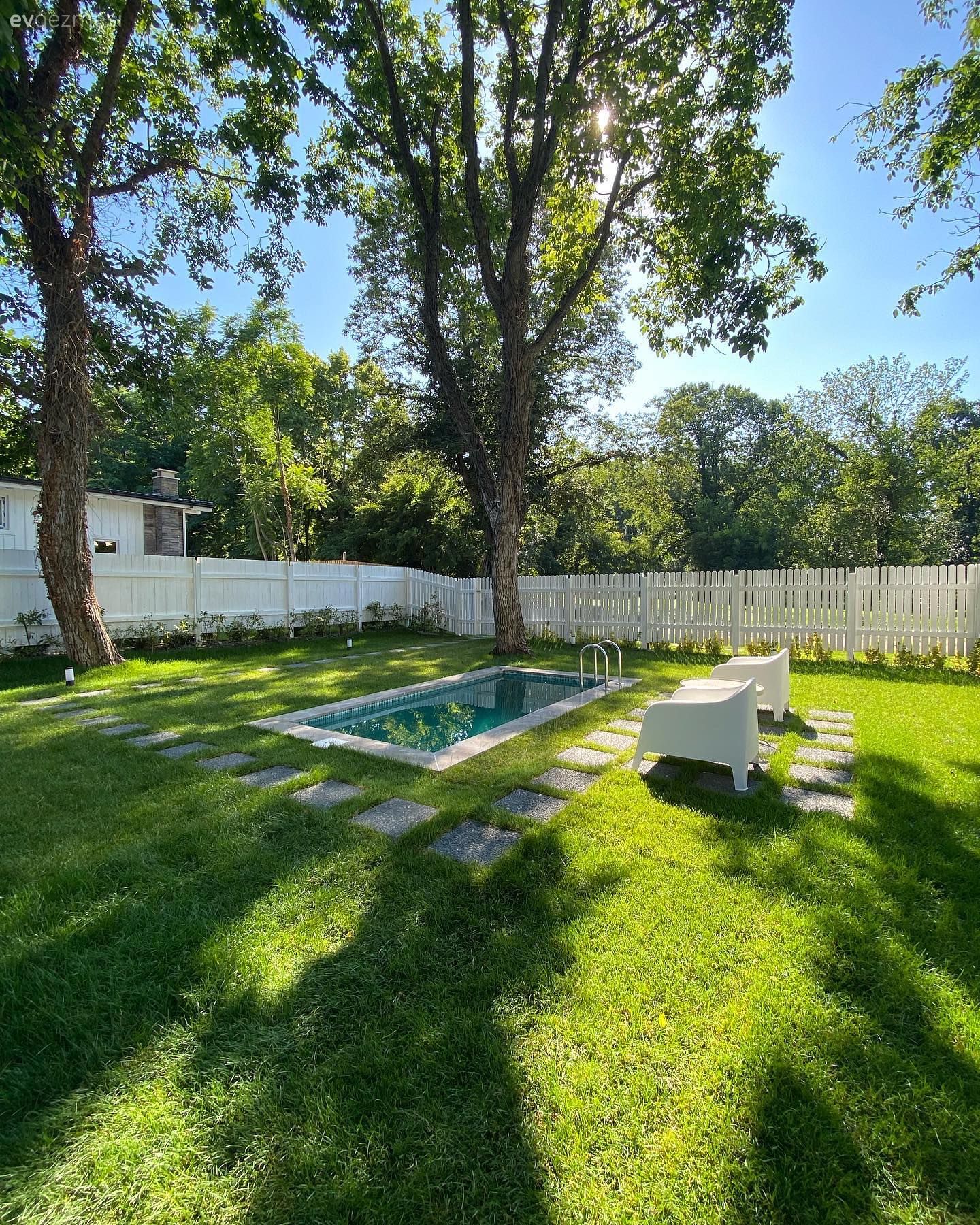 Tiny house, Bahçe, Havuz