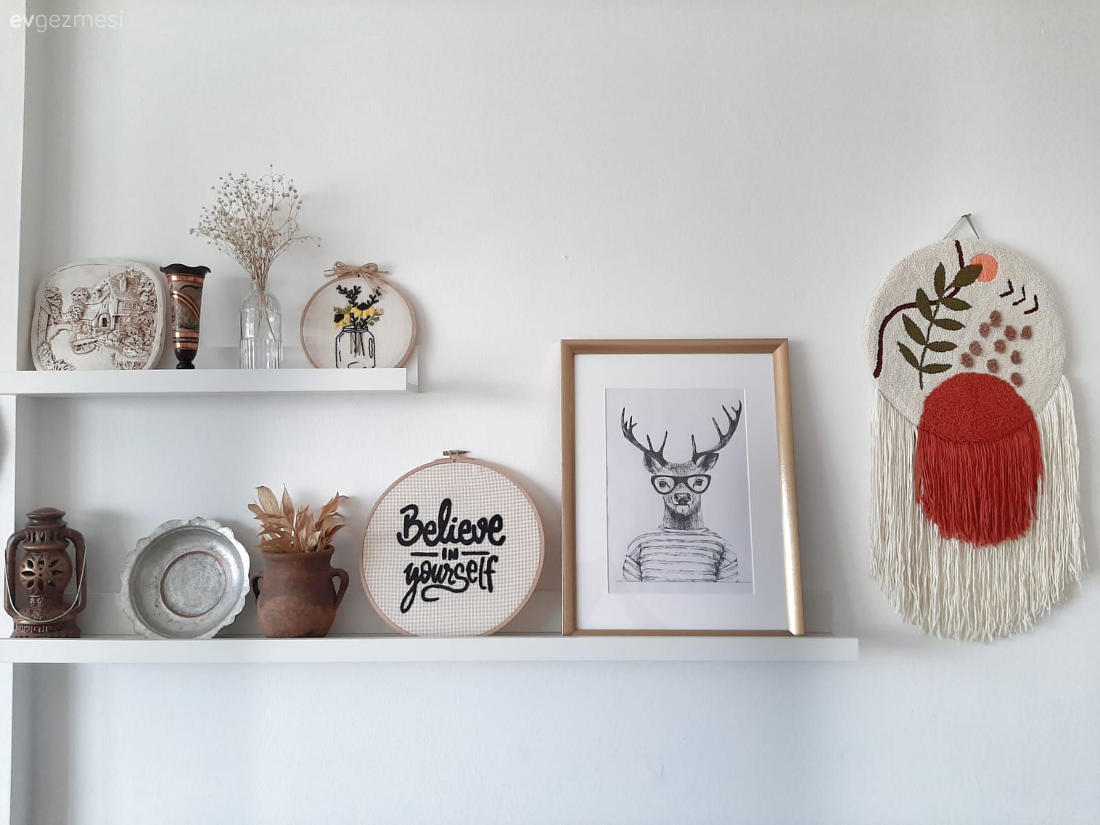 Duvar rafı, Duvar dekorasyonu, Çerçeve, Dekoratif Objeler