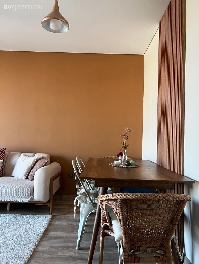 Bu İstanbul Evinde Modern ve Rustik Tarz İç İçe!