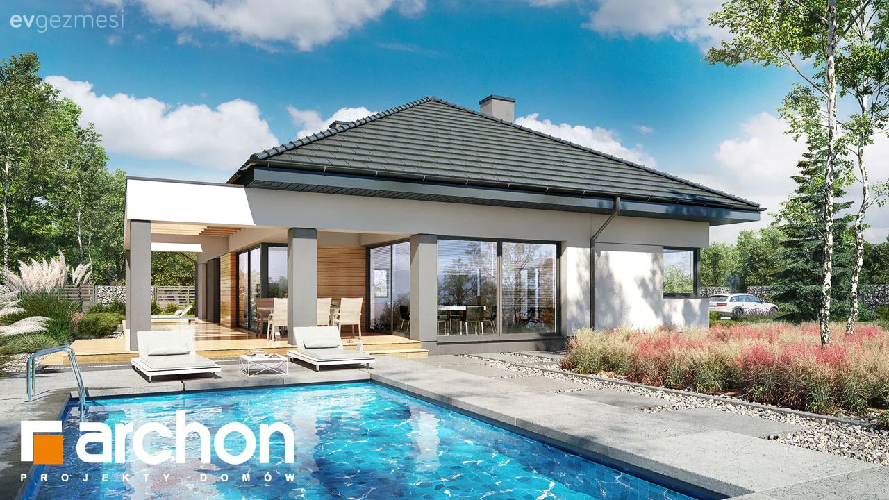 Farklı Metrekarelerde Tek Katlı Villa Projeleri ve Tamamlanmış Halleri