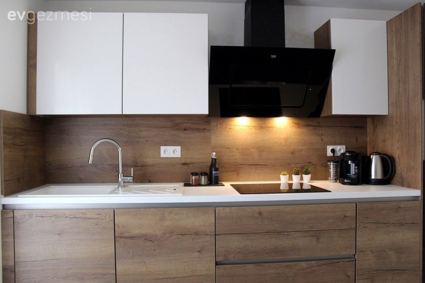 Bu Mutfak Sade Şıklığına  Keyif Katmayı İyi Bilmiş!