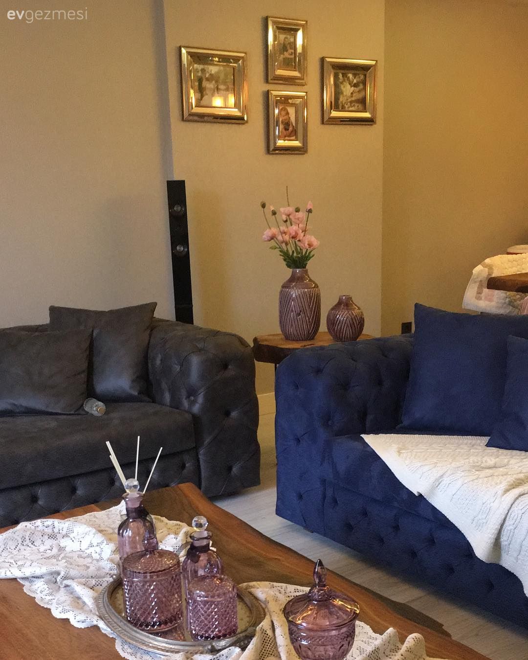 Bu İstanbul Evinde Modern Rustik Tarza Çokça Işıltı Katılmış