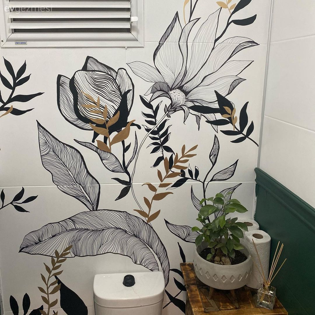 Öncesi&Sonrası: Küçük ve Sıradan Banyo Olmuş Sanat Eseri