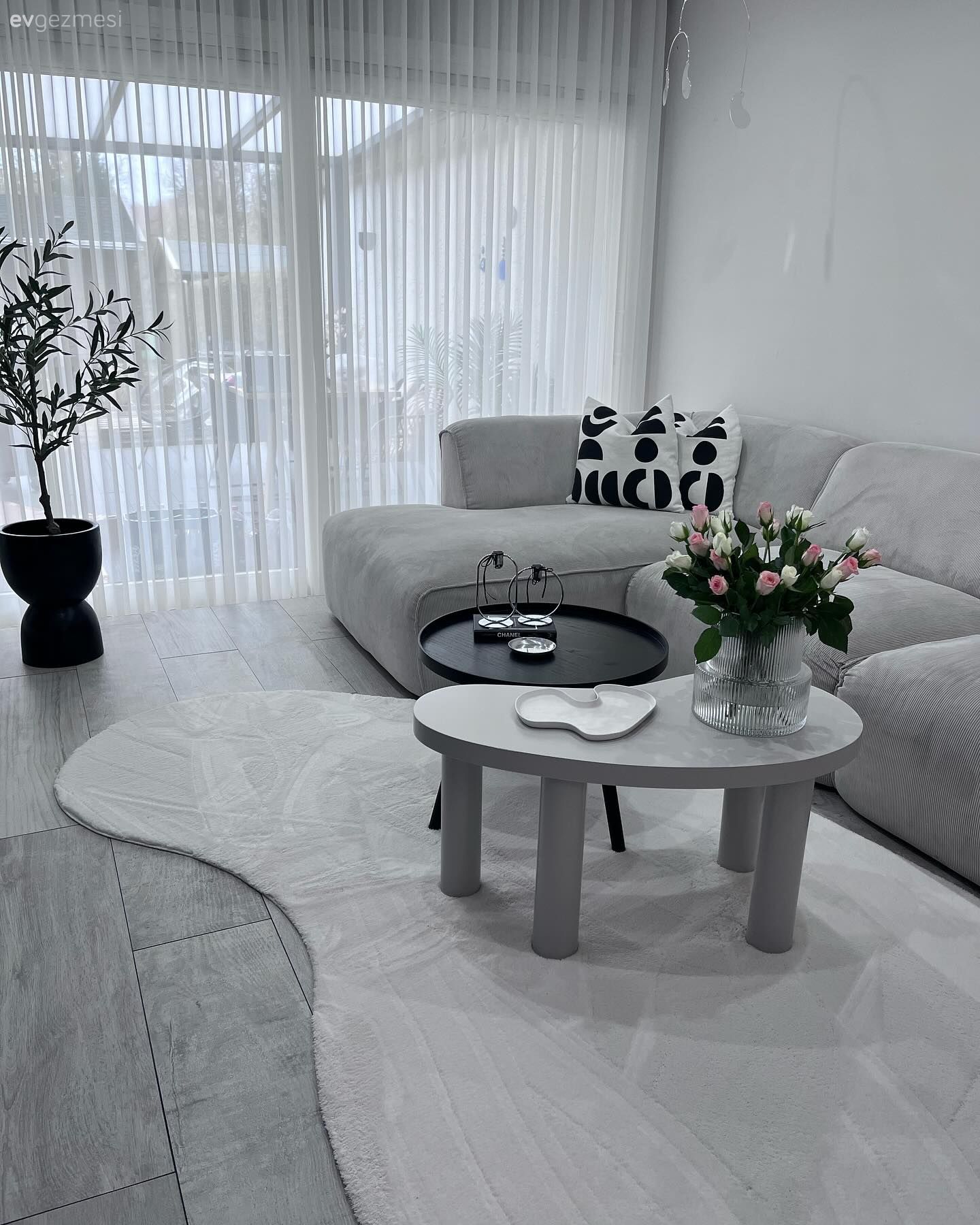 Bu Zarif Ev Minimalist Olmamasına Rağmen Sadelik Algısı Oluşturmuş!