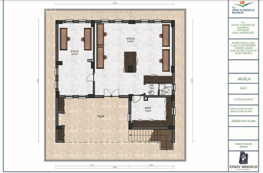 Köy Evi Yapacaklar İçin Bakanlık Onaylı İki Katlı Köy Evi Projeleri!