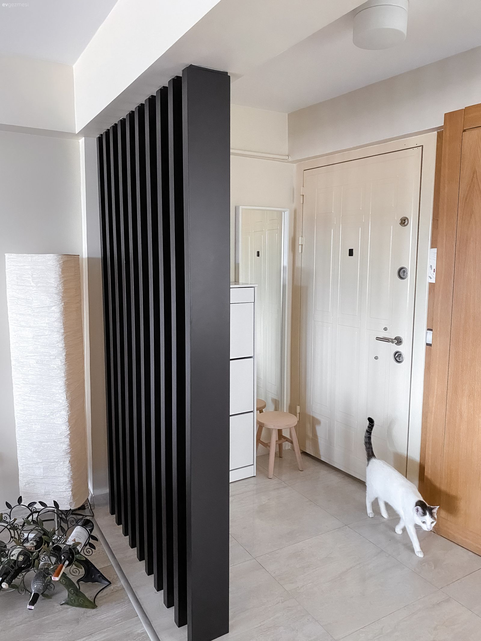 Antre, Ahşap panel, Siyah, Beyaz, Dresuar, Ayna, Boy aynası