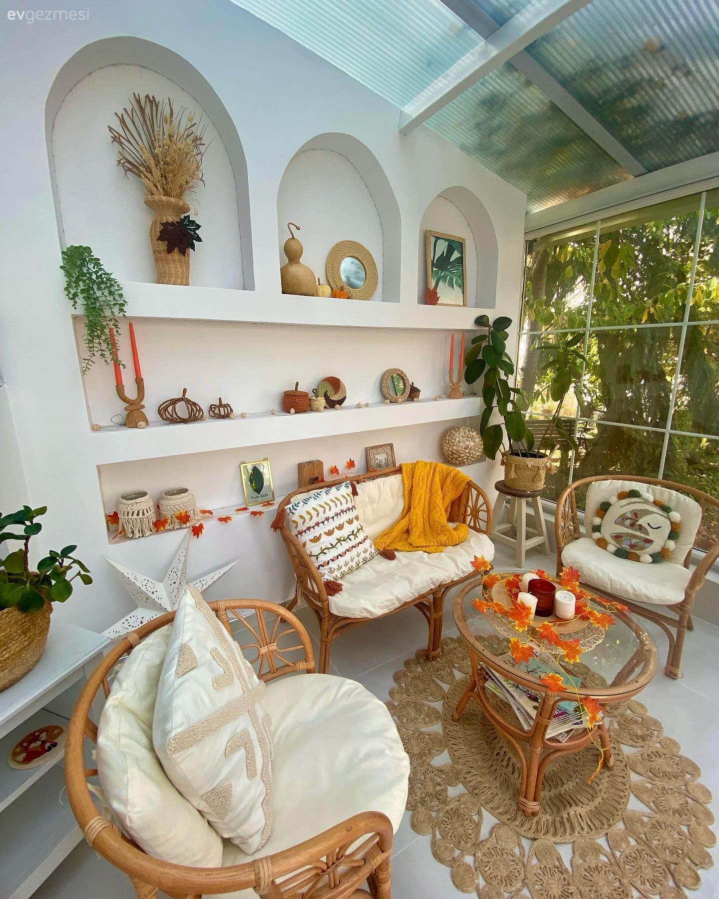 Bu Kış Bahçesi Sonbaharın Tadını Çıkarmak İçin Hazır Halde!