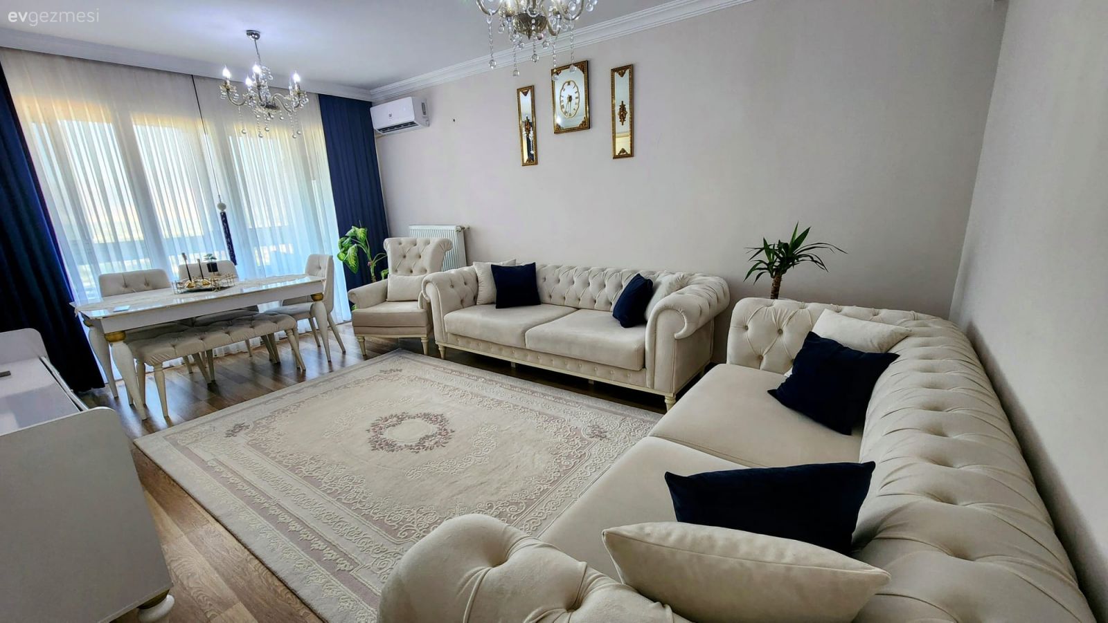 Açık Mutfaklı Bu Evde Hakim Tarz Country!