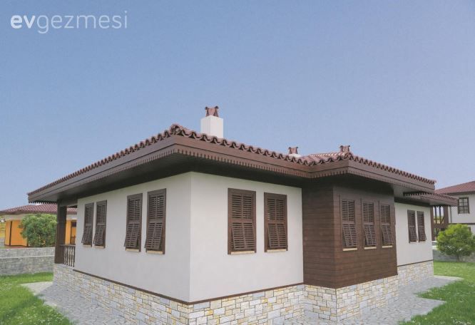 Köy Evi Yapacaklara Bakanlık Onaylı Tek Katlı Köy Evi Projeleri!