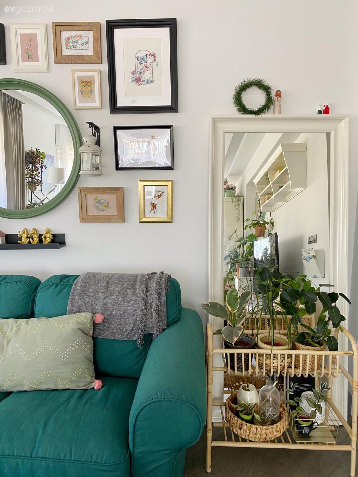 Bu Evde Renkler ve Desenler Dekora Anlam Katmak İçin Toplanmış