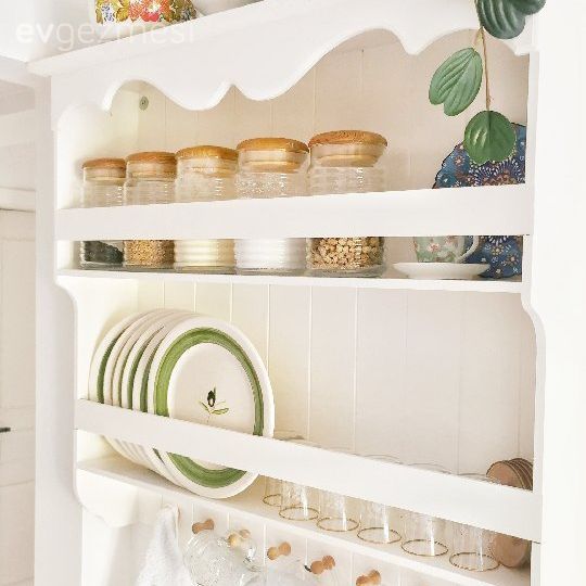 Mutfak rafı, Mutfak, Beyaz, Terek