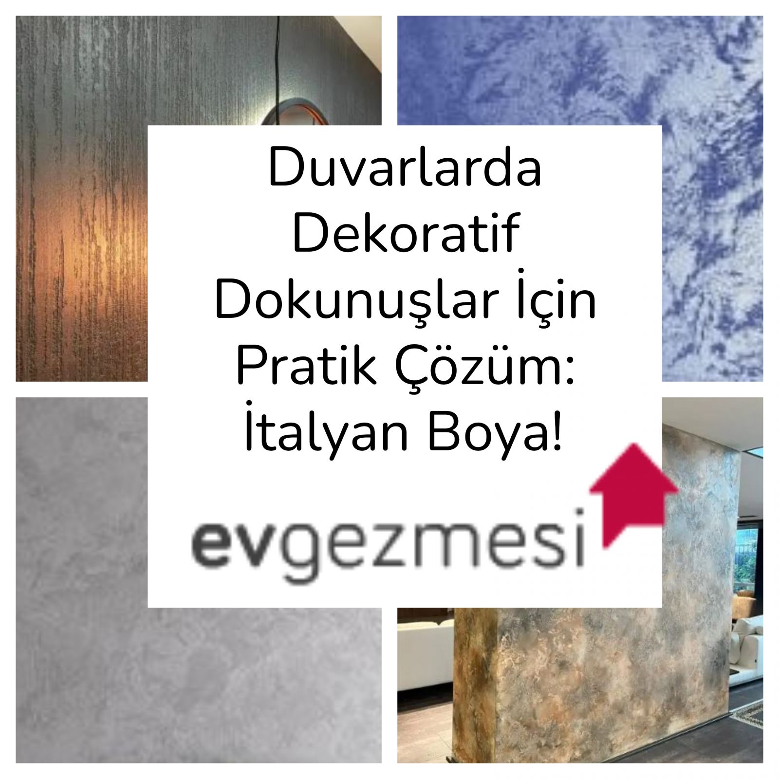 Duvarlarda Dekoratif Dokunuşlar İçin Pratik Çözüm: İtalyan Boya