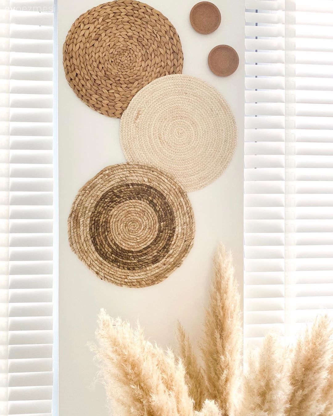 Hasır, Duvar dekorasyonu, Jaluzi, Pampas otu