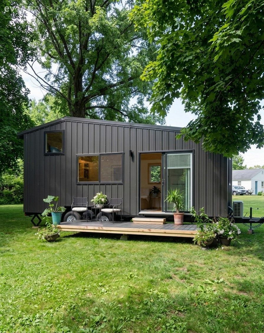 Küçük Ev Modelleri: 24 M2 Bu Tiny House İçinde Yok Yok
