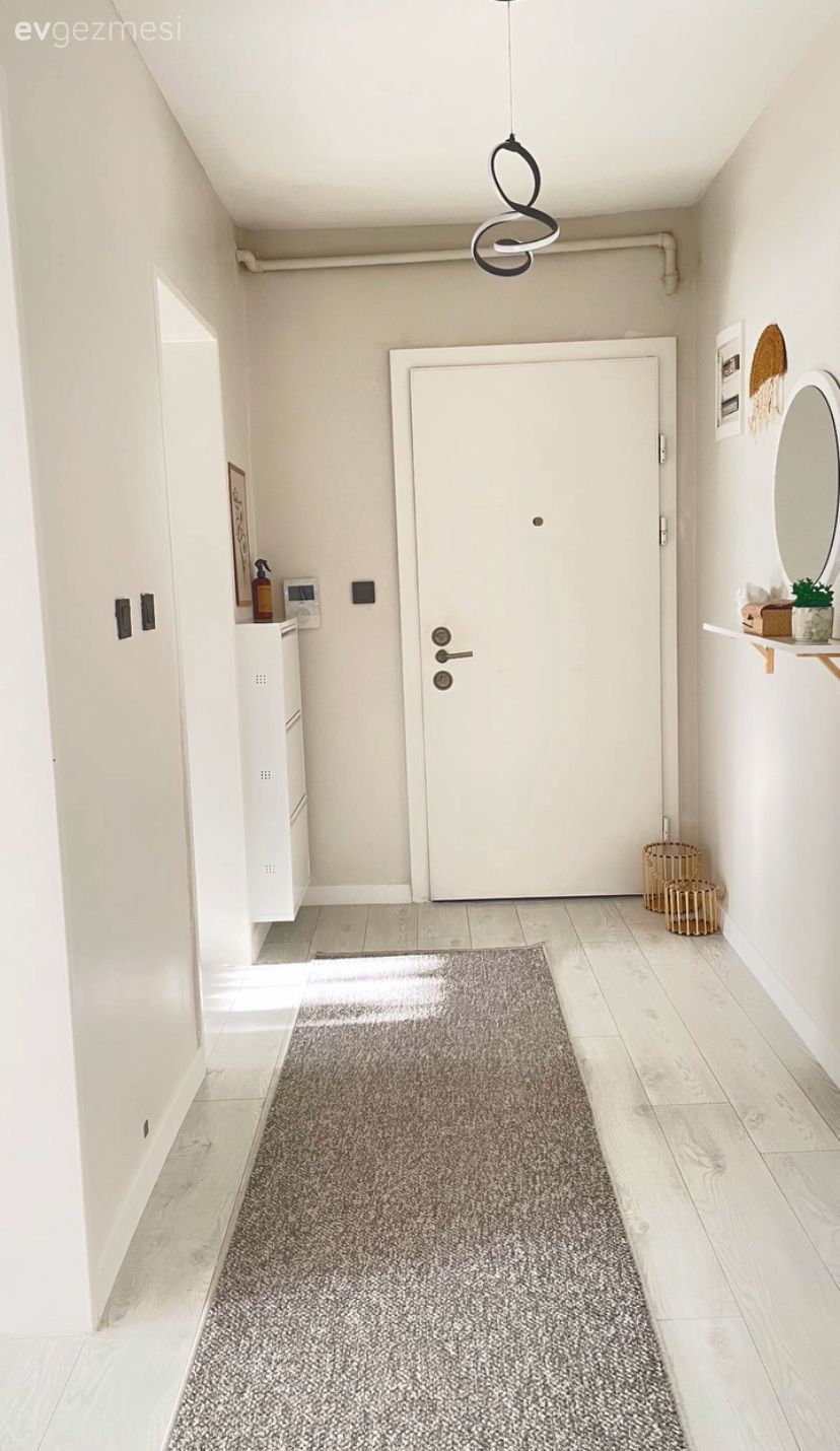 Bu TOKİ Evinde Mutfakla Birleşen Balkon Alanı Genişletmiş