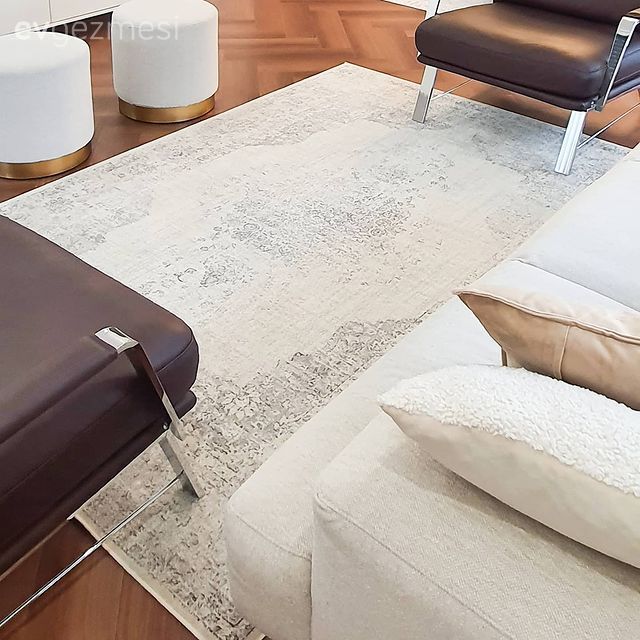 Halı, Beyaz, Kahverengi, Parke