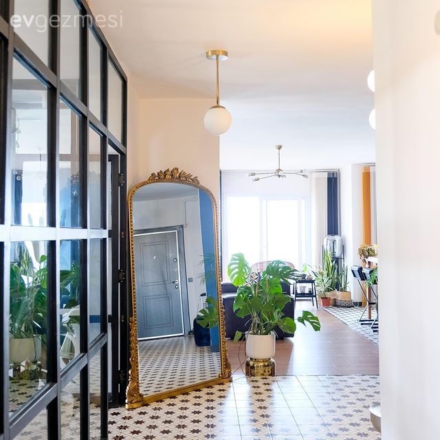 Boy aynası, Ayna, Seperatör, Siyah, Ev bitkisi, Avize, Aydınlatma, Beyaz, Antre