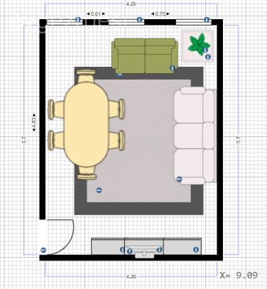 25 Metrekare Dikdörtgen Salonda Eşyalar Nasıl Yerleştirilir?