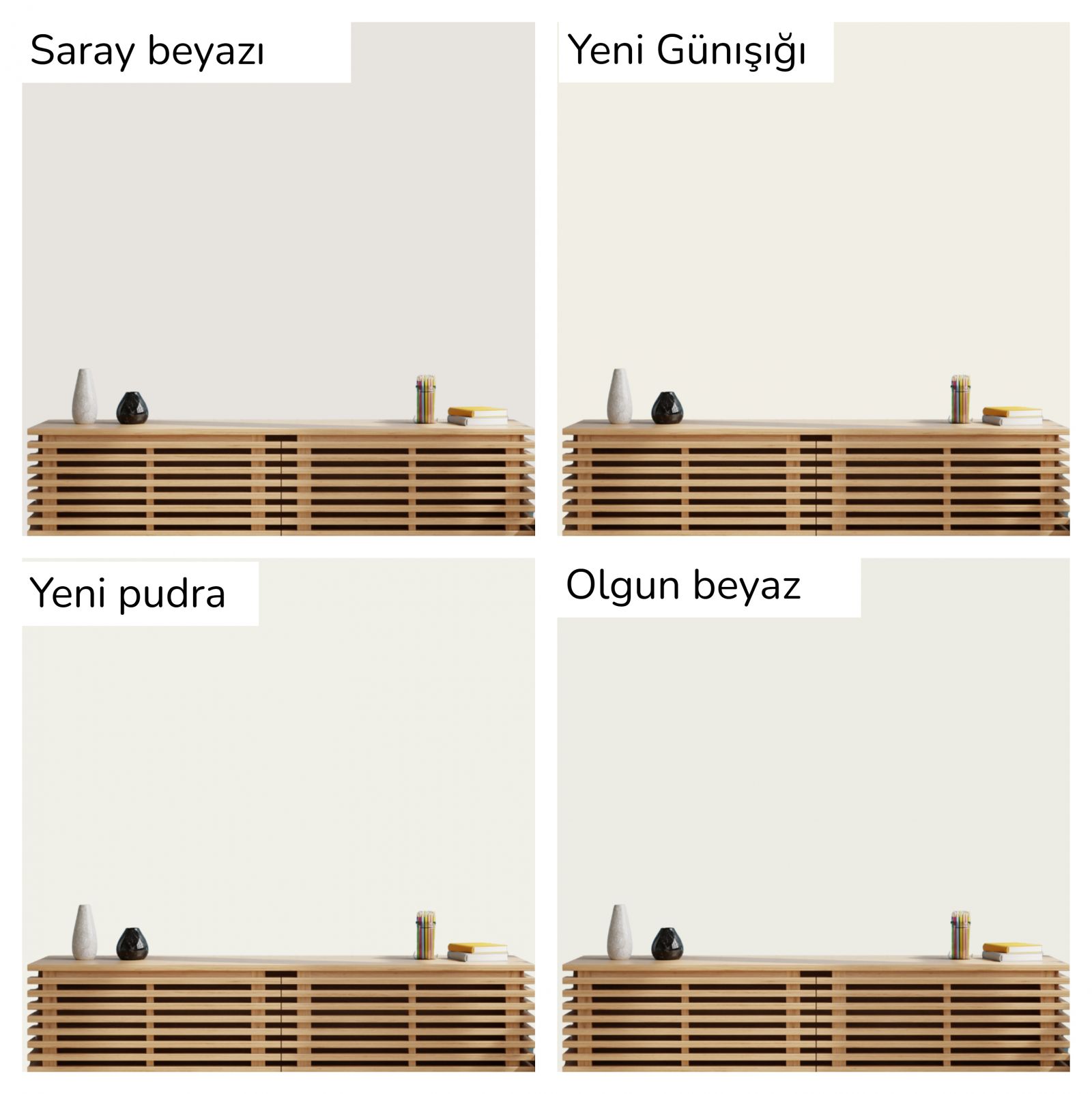 2026 Yılının Rengi Bulut Beyazını Yansıtan Duvar Boyası Renkleri