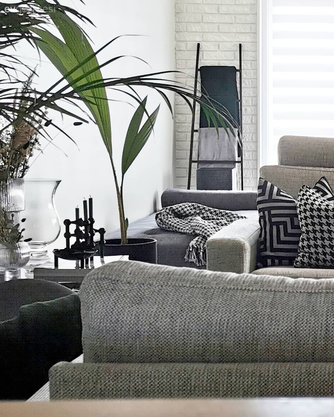 Farklı Stilleri Seven  Bu Dekorun Keyfine Diyecek Yok