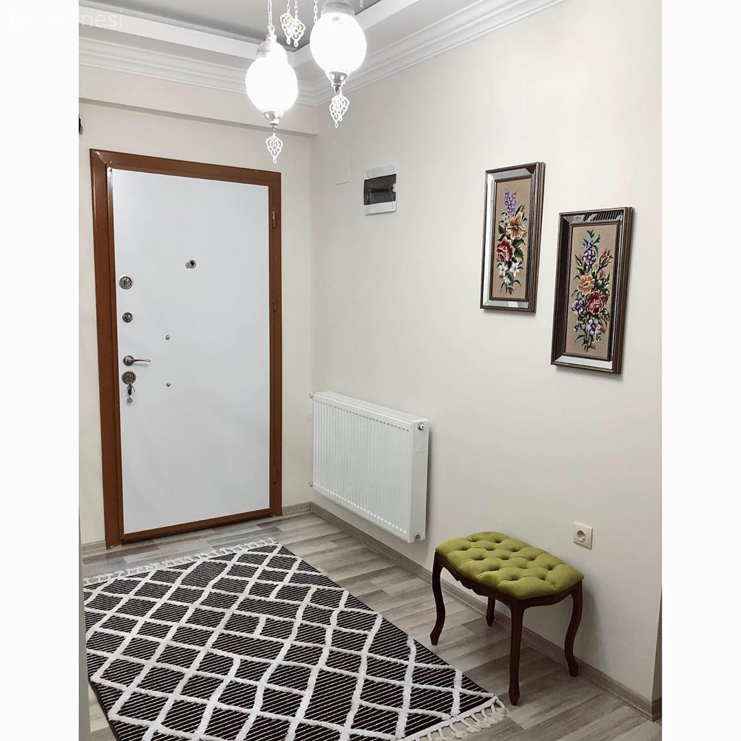 Antre, Antre halısı, Geometrik desen, Desenler, Puf, Yeşil, Tablo, Duvar dekorasyonu, Antre avizesi