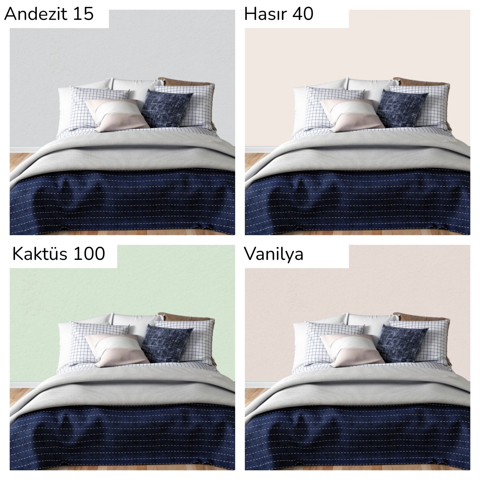 Boya Markalarının 2025 Kartelalarından Yatak Odasına Yakışacak Renkler