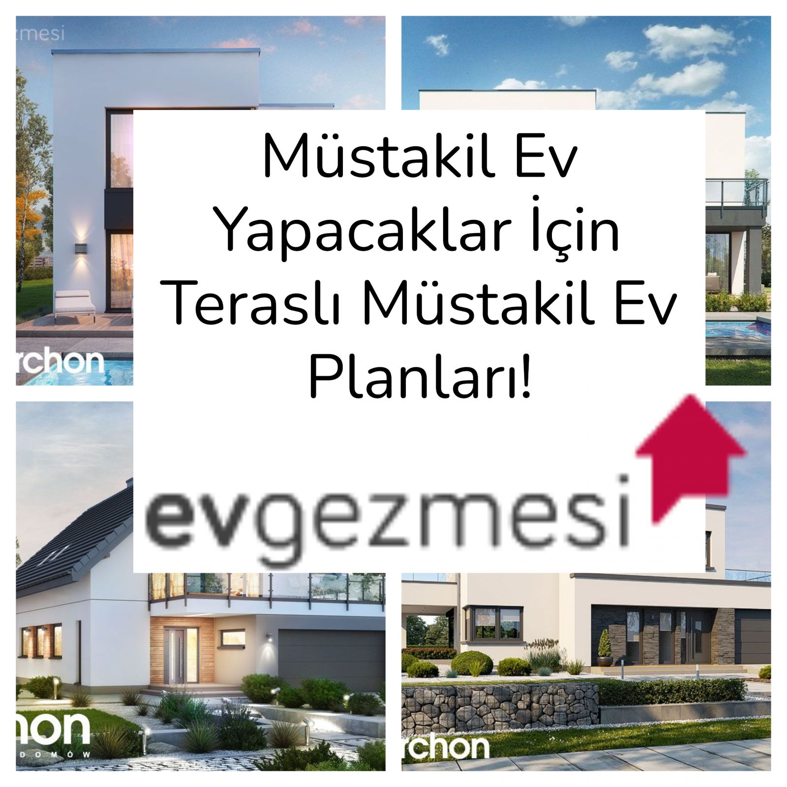 Müstakil Ev Yapacaklar İçin Teraslı Müstakil Ev Planları! | Ev Gezmesi