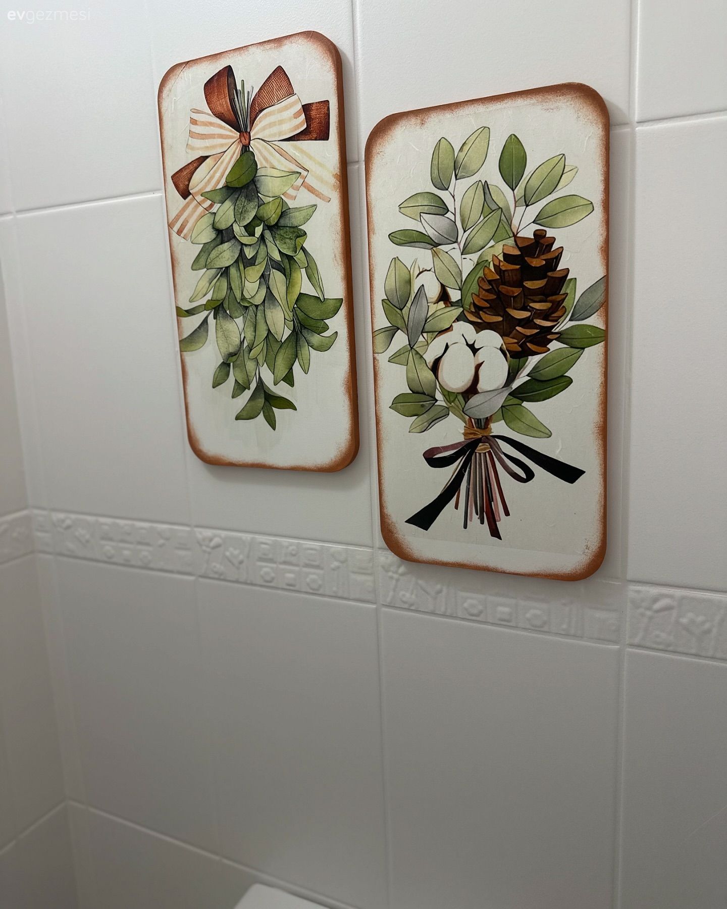 Duvar dekorasyonu, Banyo