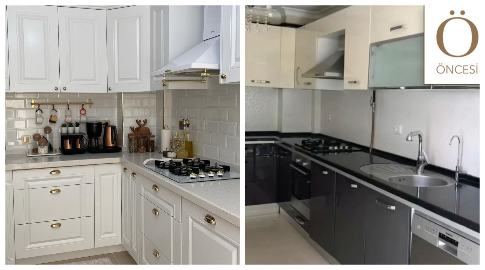 Öncesi&Sonrası: Bu Mutfağın Yeni Haline Beyaz Damga Vurmuş