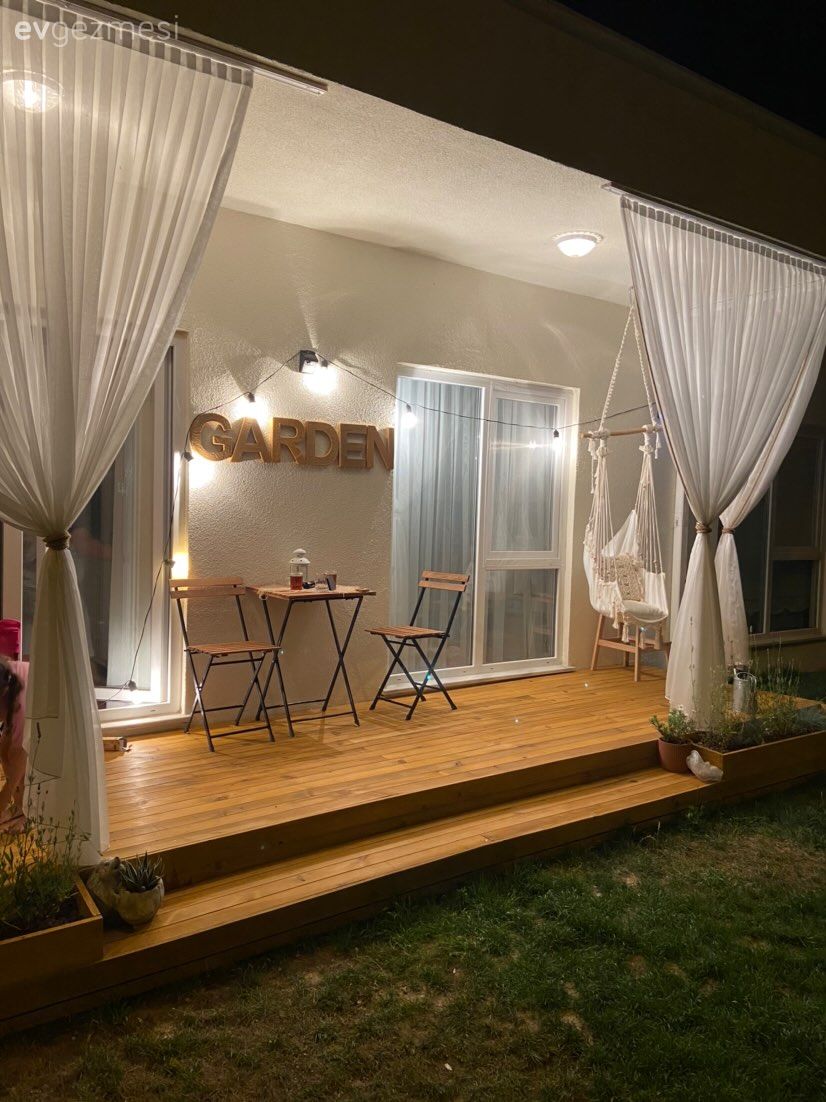 Öncesi&Sonrası: Boş Bahçe Katı Verandasına Kavuşmuş!