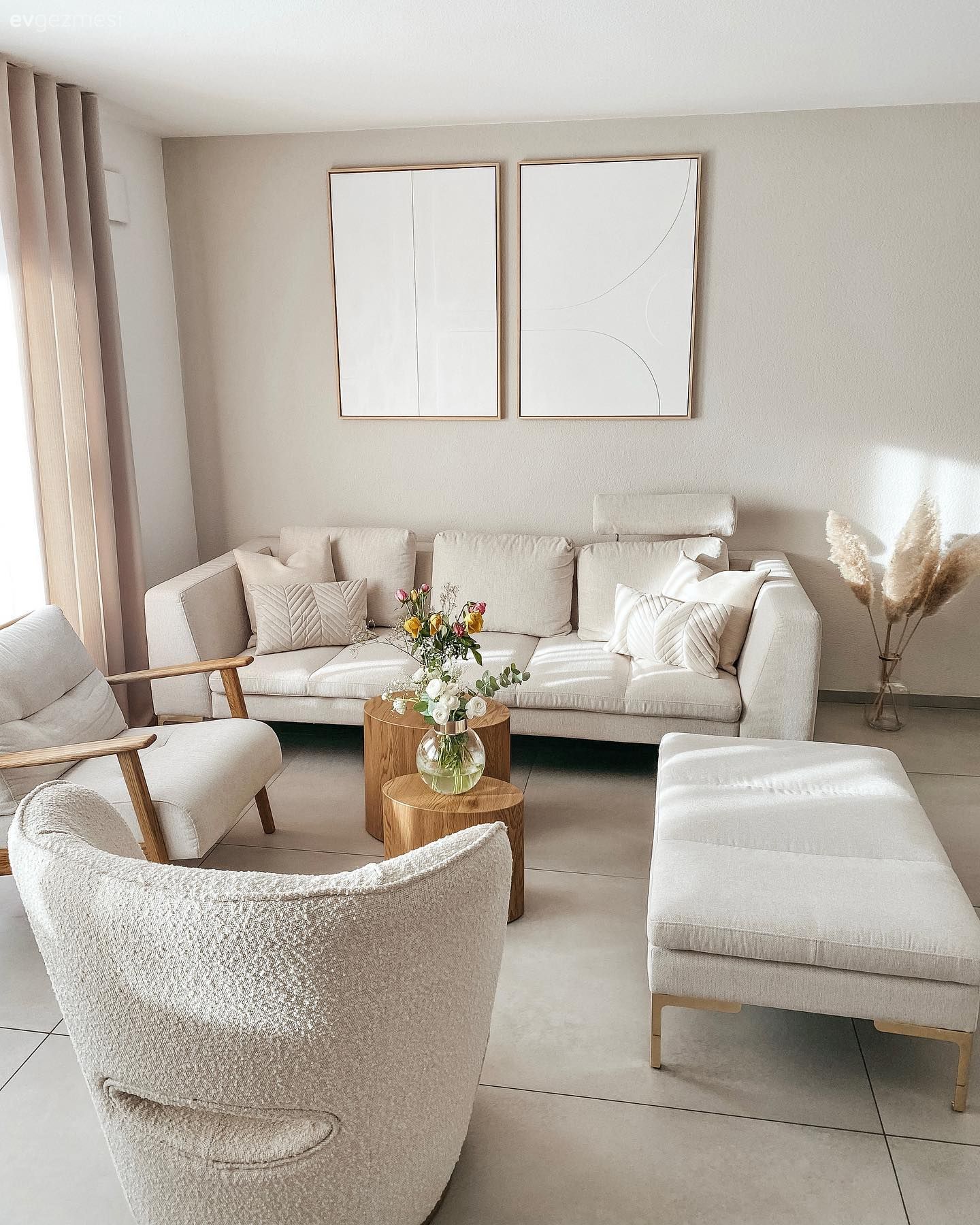 Açık Renklere Sırtını Dayayan Bu Ev Ferahlığın Net Örneği