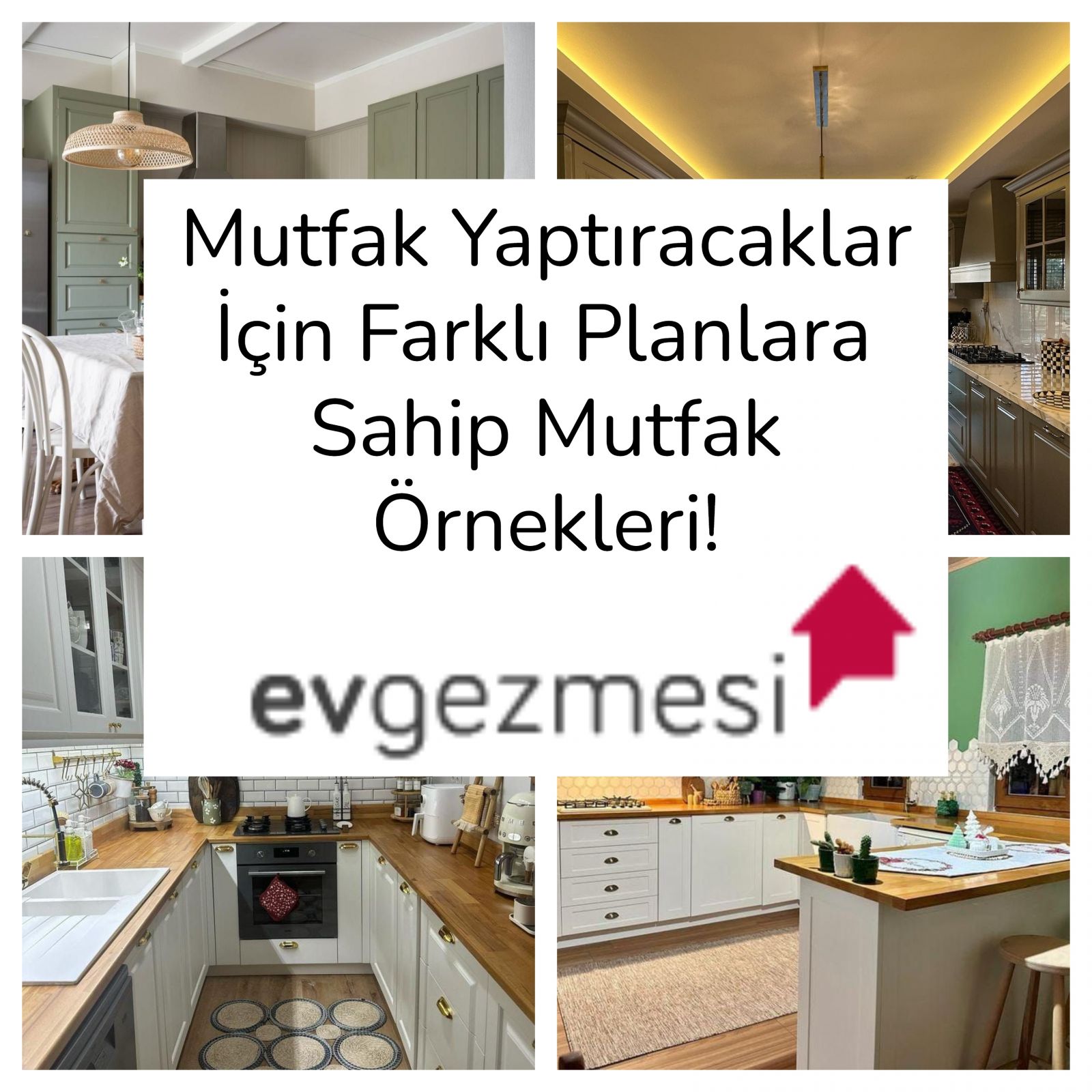 Mutfak Yaptıracaklar İçin Farklı Planlara Sahip Mutfak Modelleri!