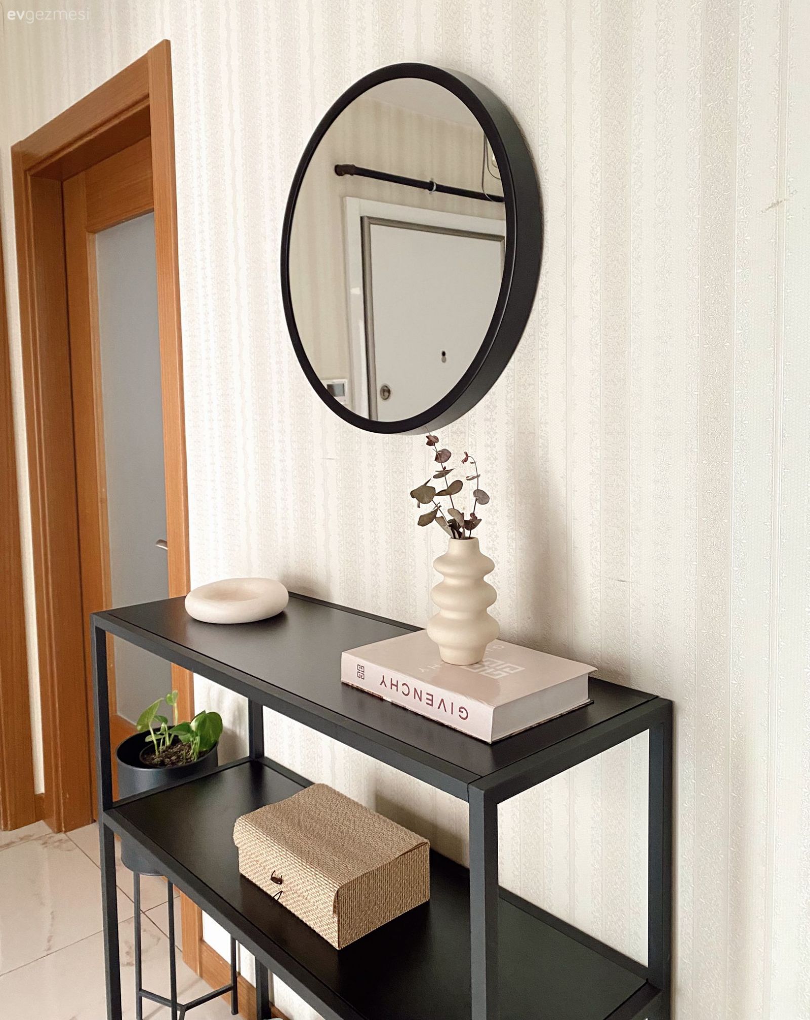 Antre, Beyaz, Dresuar, Ayna, Dekoratif Objeler