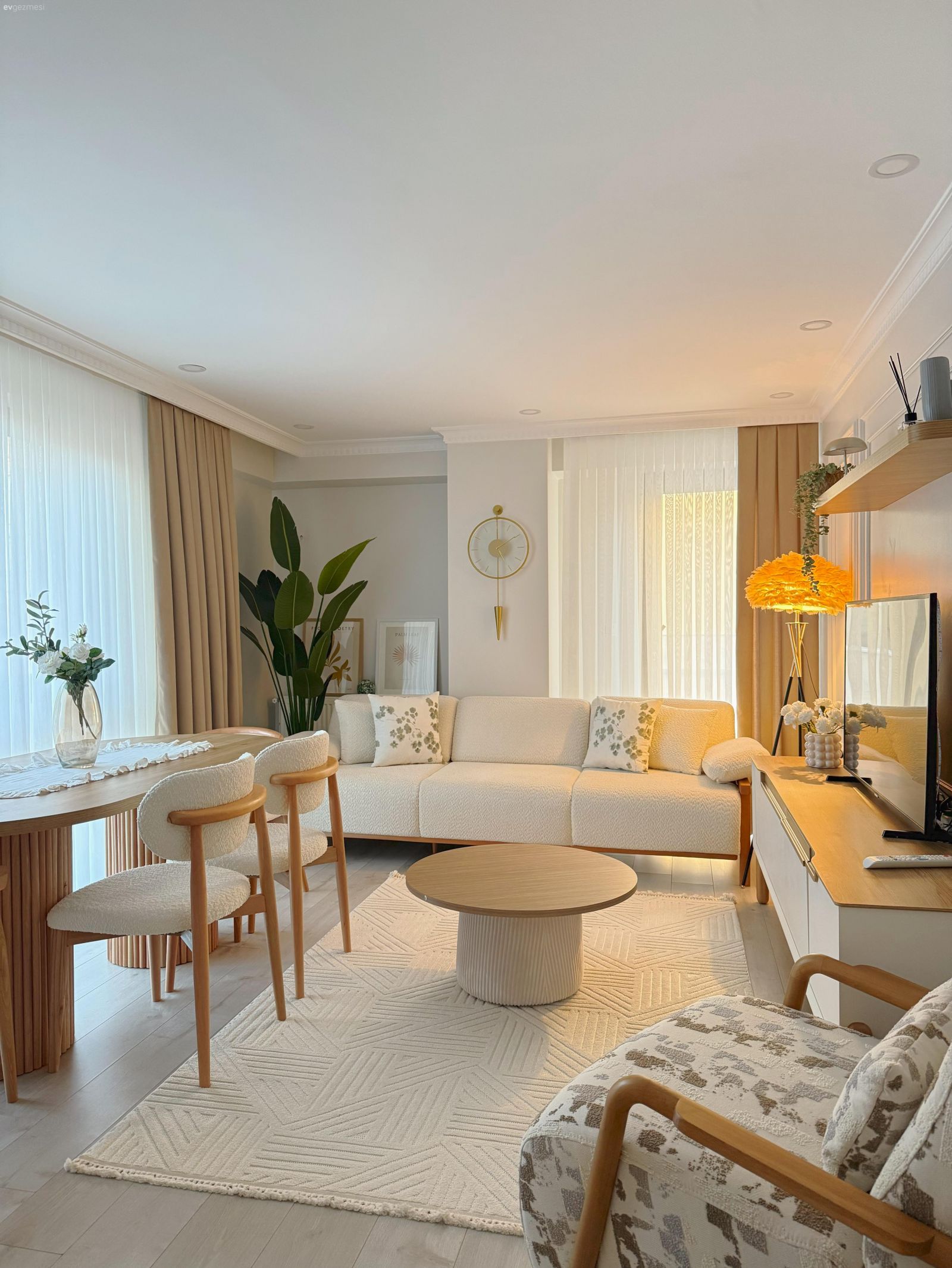 Bu Evde Ferahlık ve Keyif Dengesi Tam Kararında