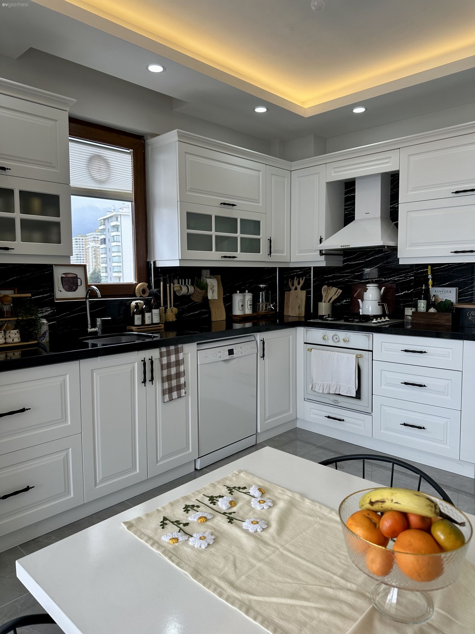 Mutfak, Beyaz, Siyah, Mutfak tezgahı