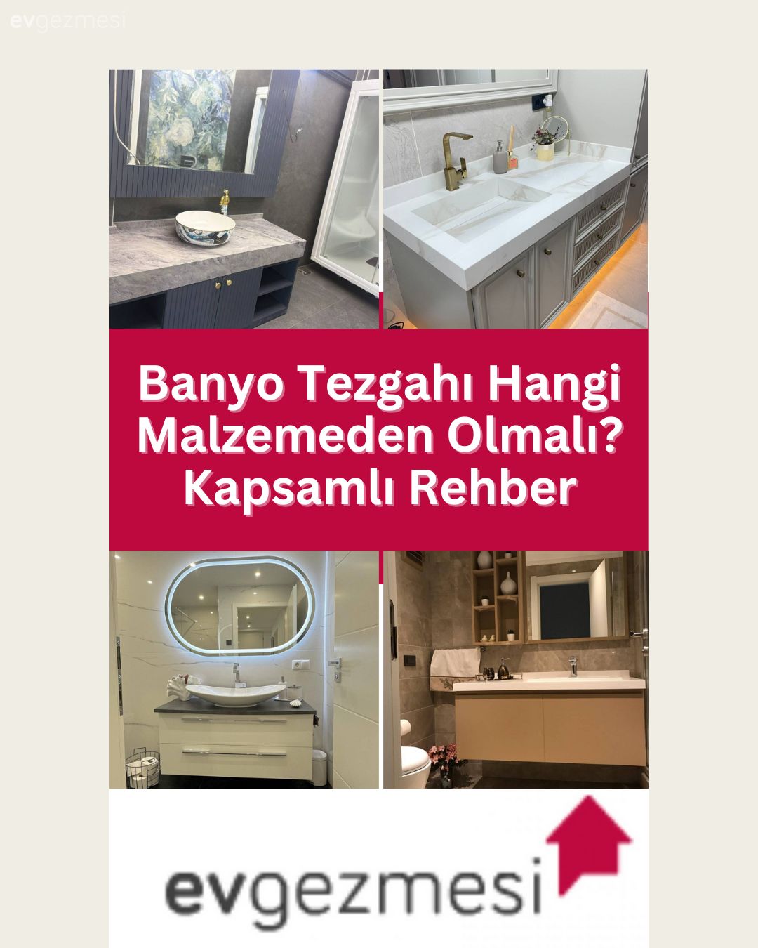 Banyo Tezgahı Hangi Malzemeden Olmalı? Kapsamlı Rehber