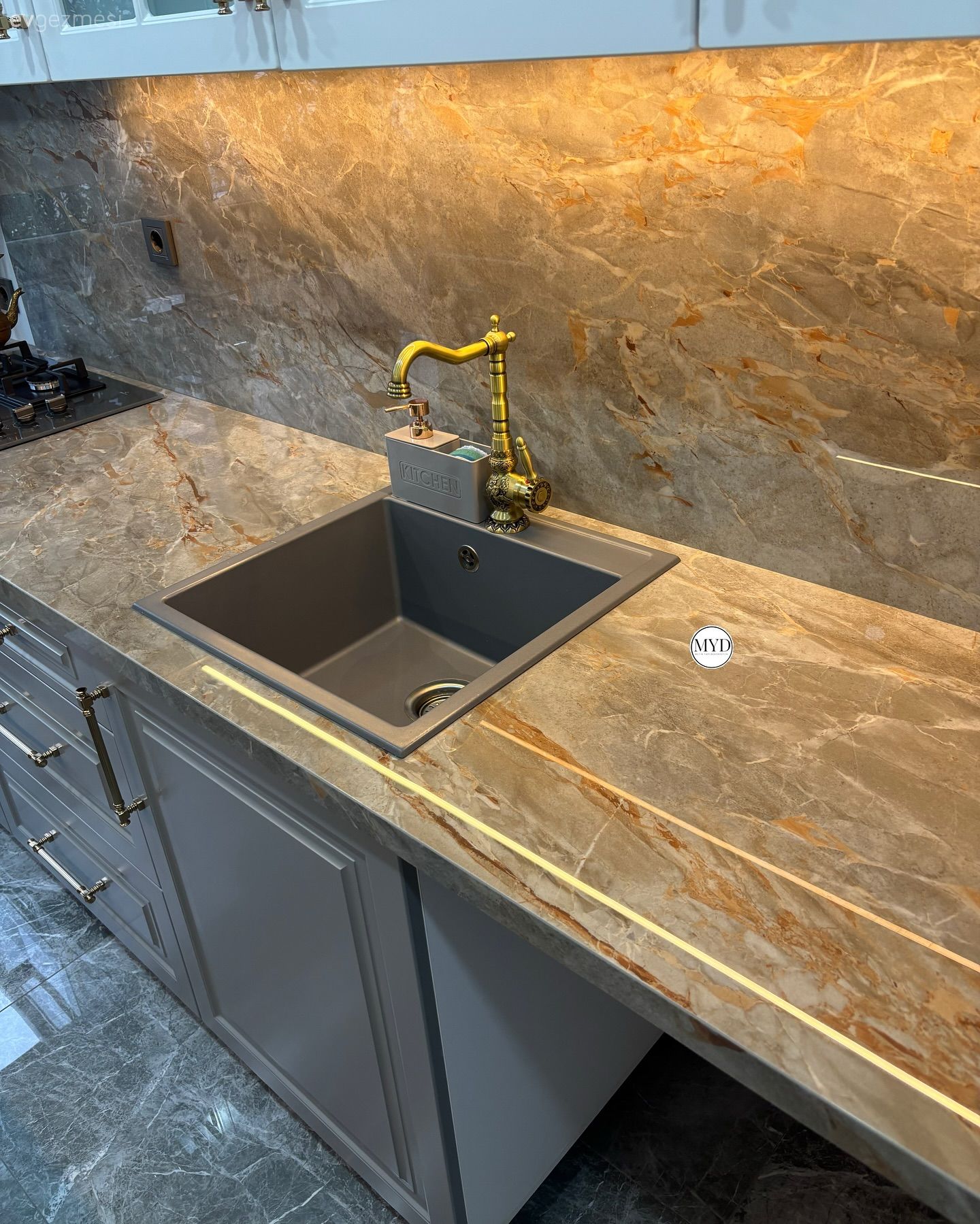 Mutfak tezgahı, Mutfak, Mutfak tezgah arası, Vizon, Porselen tezgah, Eviye , Mutfak bataryası