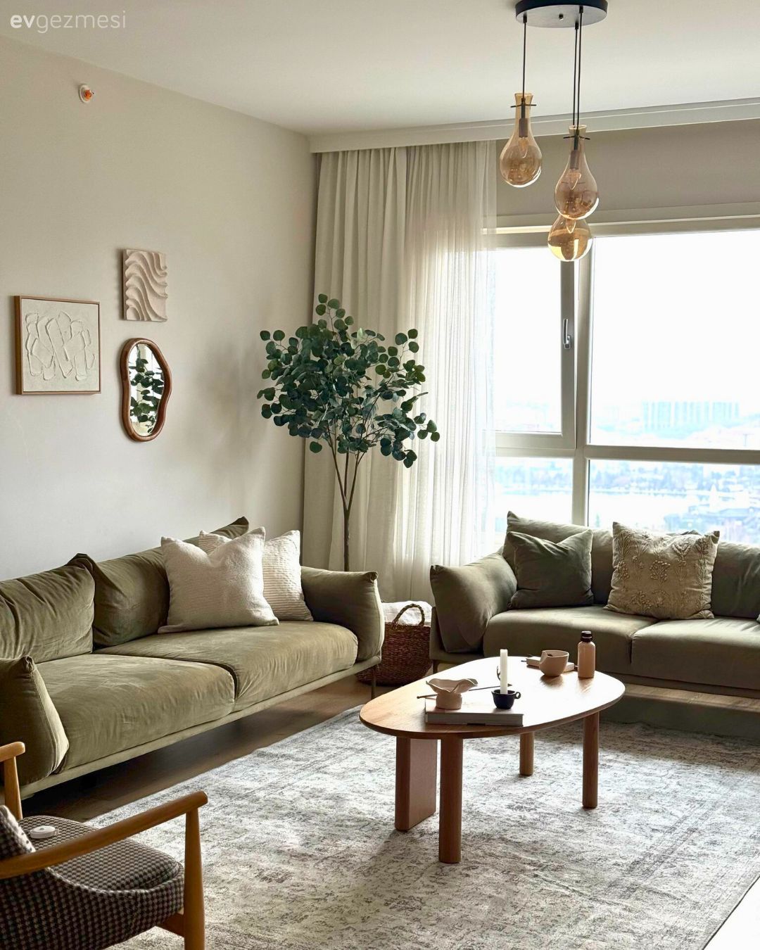 Bu Ankara Evinde Doğadan Esinlenen Bir Renk Paleti Var