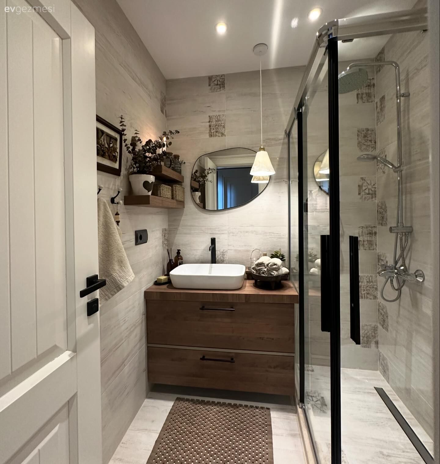 Misafirleri Çok Seven Bu Evin Banyosu Natürelliğiyle Bu Sevgiyi Yansıtıyor!